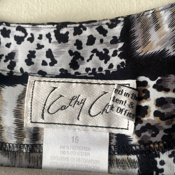 Vintage Kathy Che patchwork short sleeve button down blouse - Picture 3 of 5